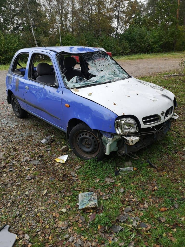 Bilskrot har tröskel till Nissan från Trollhättan - räddar den gamla bilen